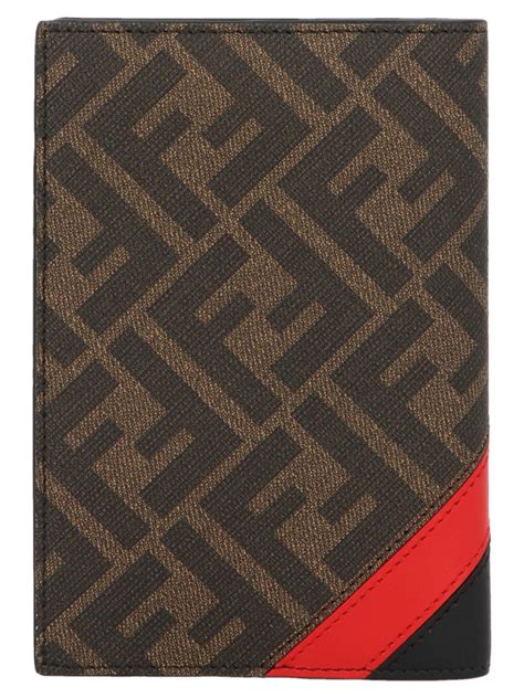 fendi passport holder|fendi card holder.